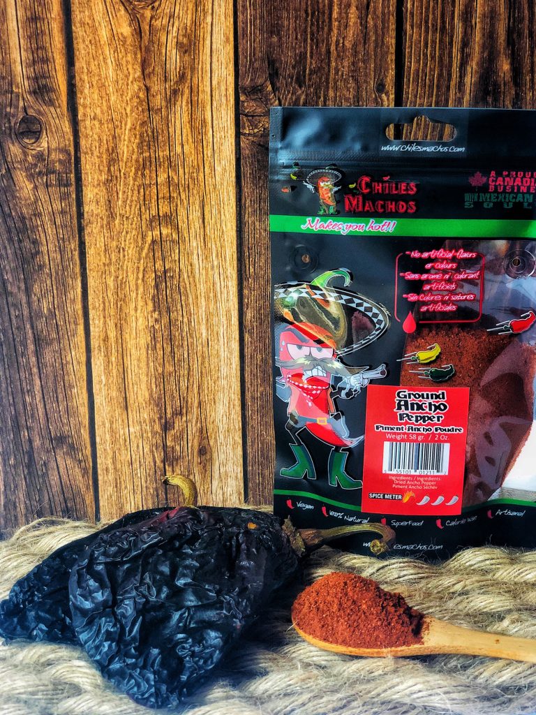 Ground Ancho Chili Pepper Chiles Machos... Makes you Hot!!